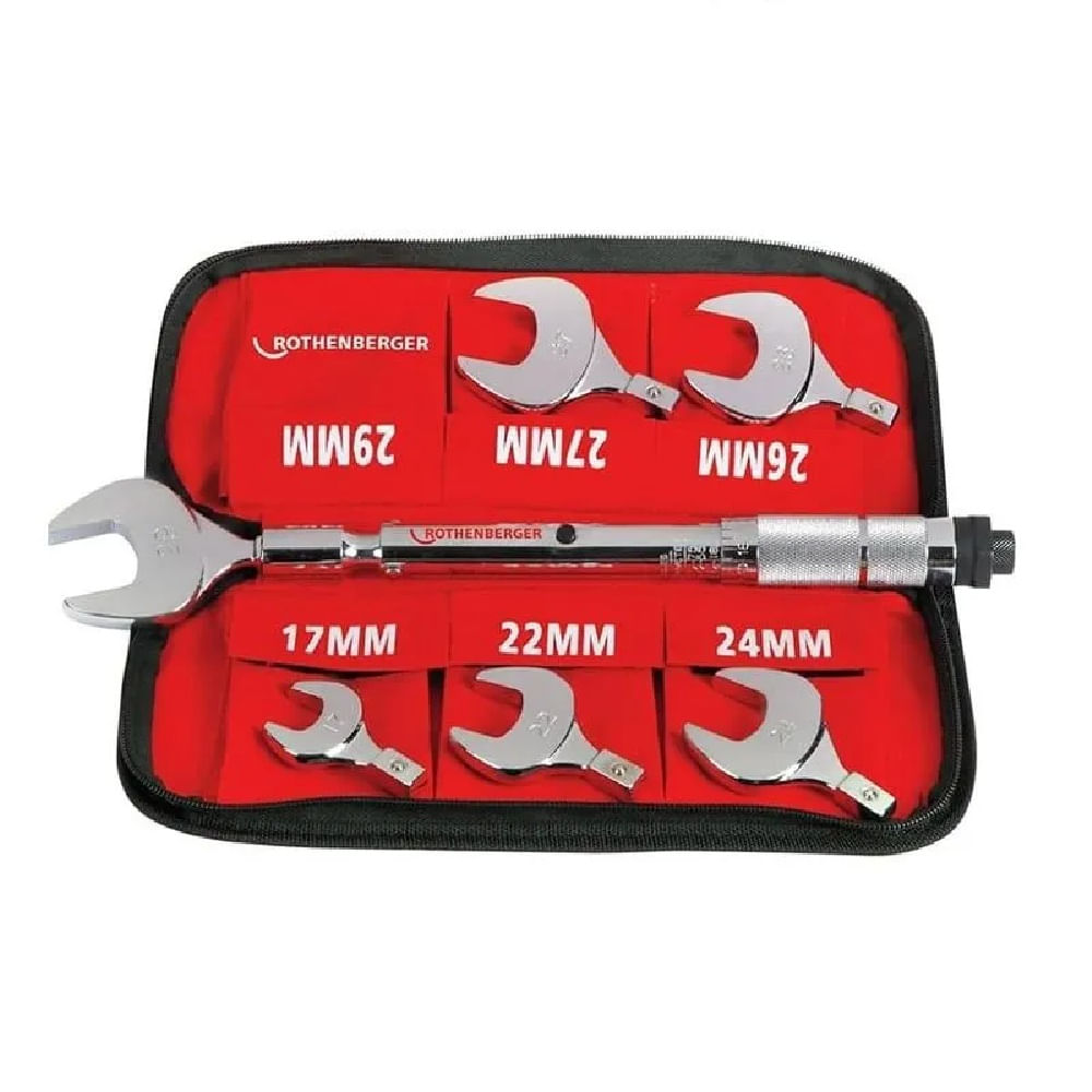 Chave Dinamometrica Rothenberger Vermelha Torque - Imagem 3